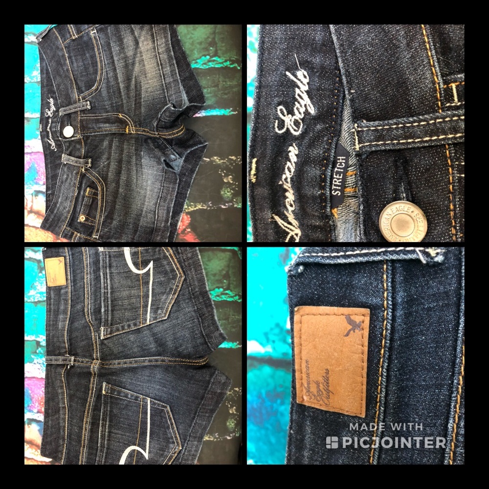 EEUC American Eagle Outfitters Stretch Shorts Sz 2